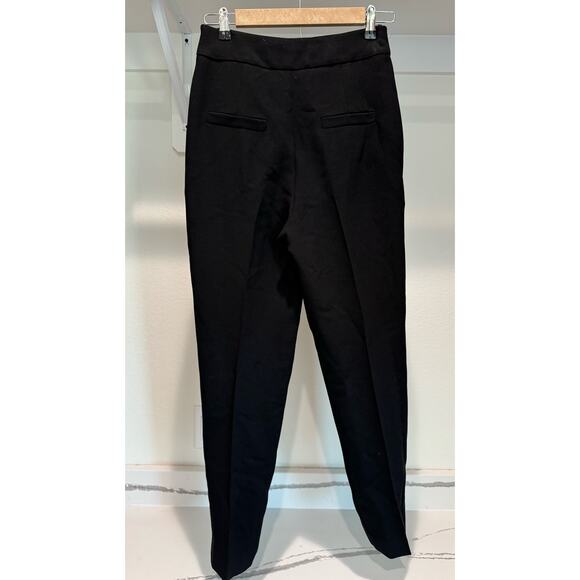 Veronika Maine Black Pleated Dress Pants Size AUS 6 Tapered Leg Work - Picture 3 of 8